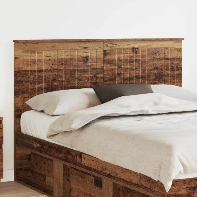 vidaXL Hoofdbord Oud Hout Bewerkt hout Bruin