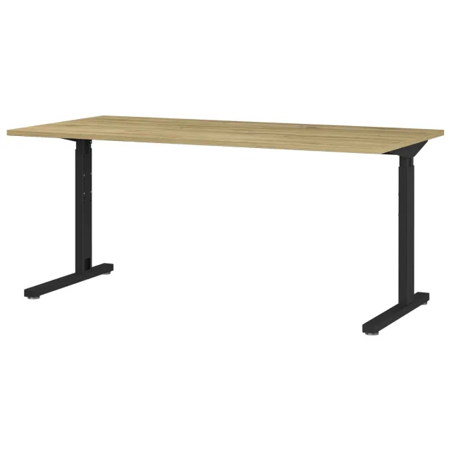 Bureau Discovery Eiken 160 cm Eiken/Zwart