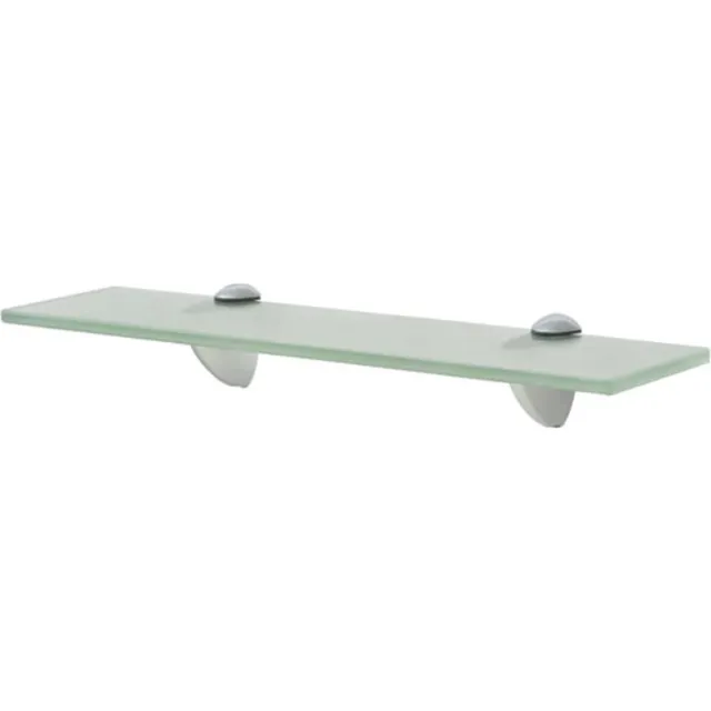 vidaXL Zwevend - schap - 40x20 - cm - 8 - mm - glas matglas