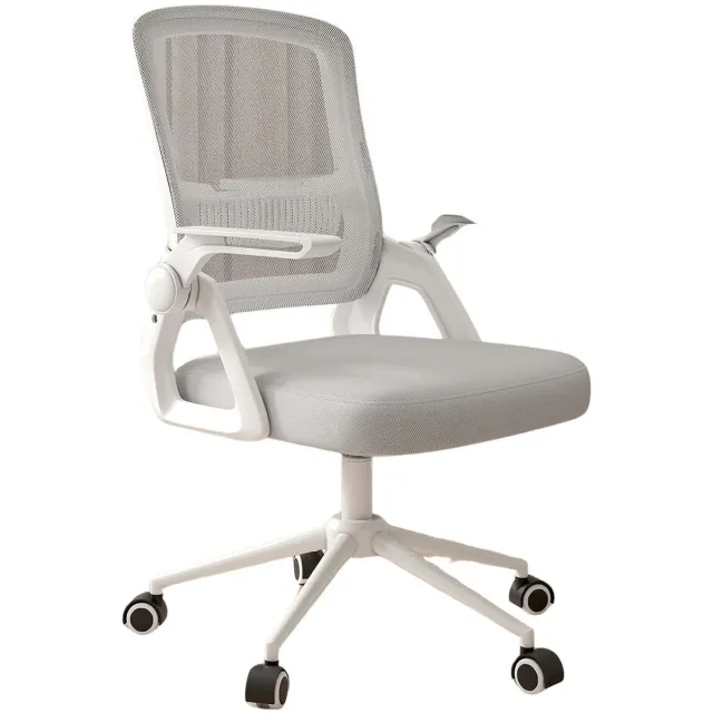 Woltu Betaalbare Goederen® bureau stoel - grijs - bureaustoelen voor volwassenen - bureaustoelen - stoel - ergonomische bureaustoel