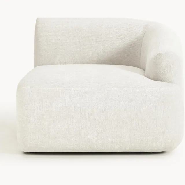 Westwing Collection Hoekmodule Sofia wit