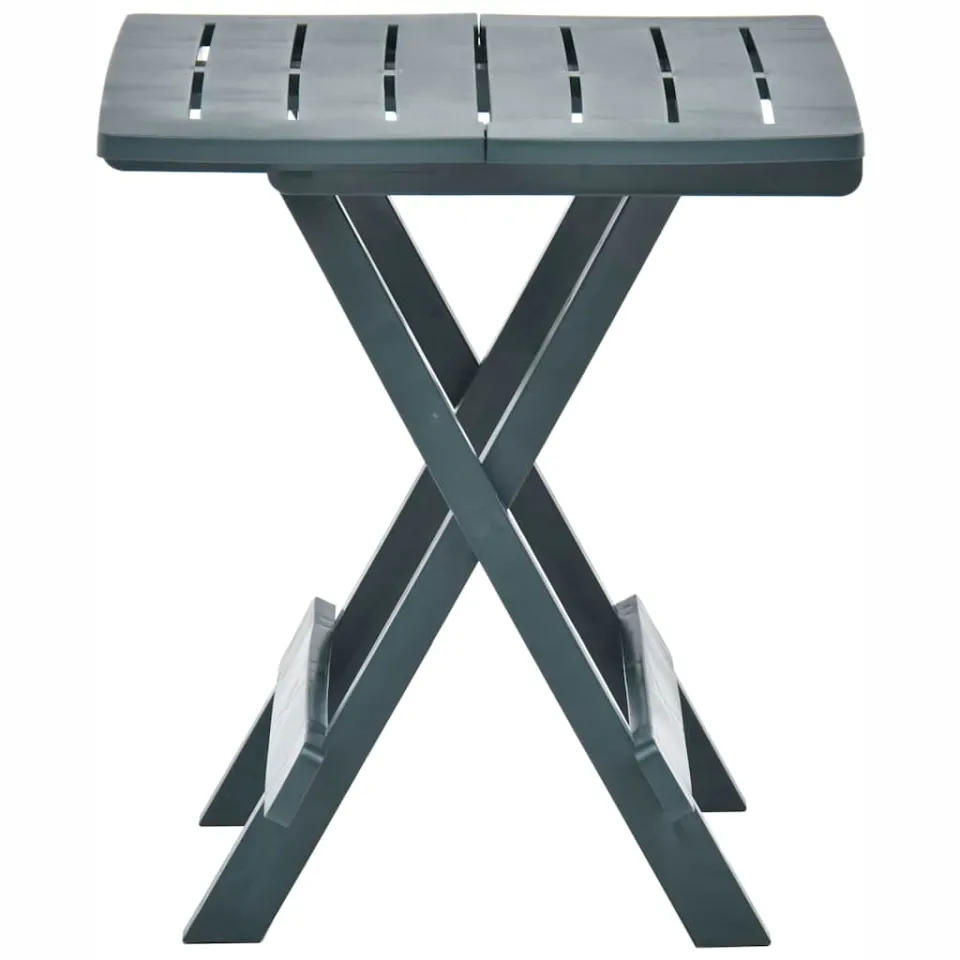 vidaXL Tuintafel inklapbaar 45x43x50 cm kunststof groen, foto 3