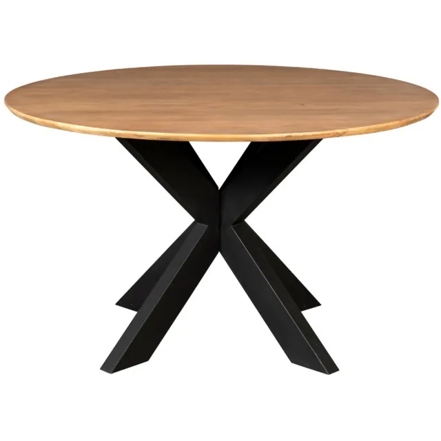 Starfurn Eettafel Madison - Rond Naturel Hout - 110x110x76cm