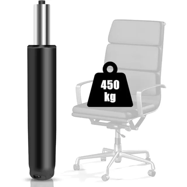 Baasha Gasveer Bureau Stoel - 450 kg Klasse 4 - Zwart