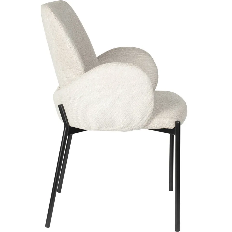 Housecraft Living Tjarda eetkamerstoel grijs, foto 4