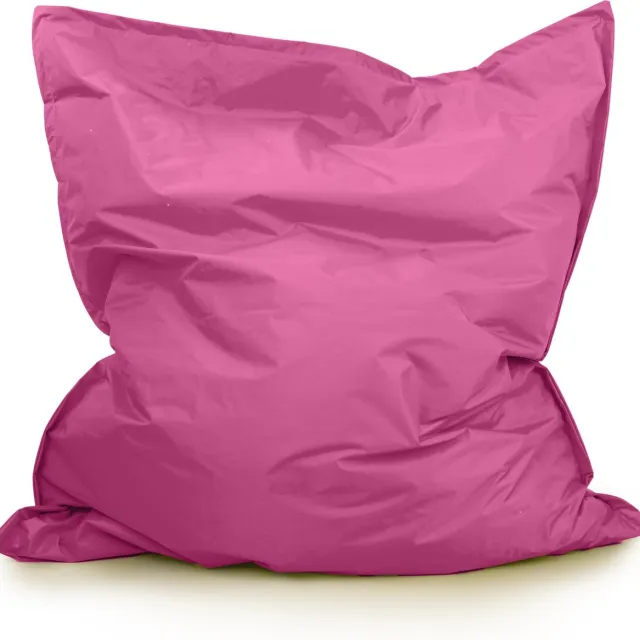 Parya HOME Drop & Sit Zitzak XL Nylon - Zitzakfauteuil - Woonkamerzitzak - Fuchsia - 130 x 150 cm