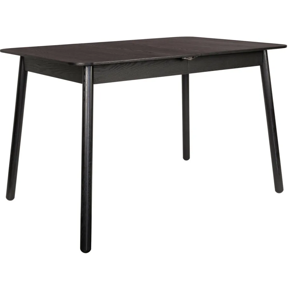 Zuiver verlengbare eetkamertafel Glimps (120/162x80 cm) zwart, foto 4