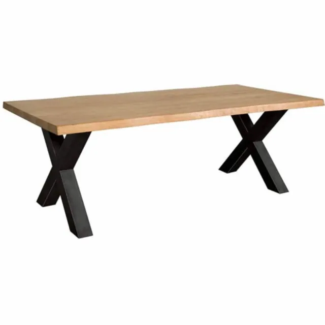 Tower Living Eettafel Xara - Rechthoek Naturel Hout - 240x100x78cm
