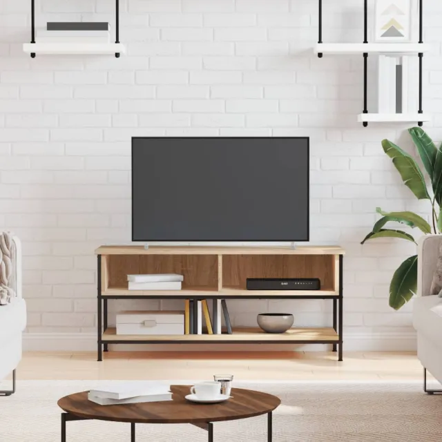 vidaXL Tv-meubel Sonoma eiken 100x35x45 cm bewerkt hout, foto 2