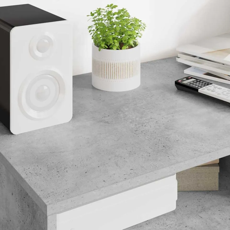 vidaXL TV-kast 100 x 48 x 43 cm Beton Grijs Bewerkt hout, foto 4