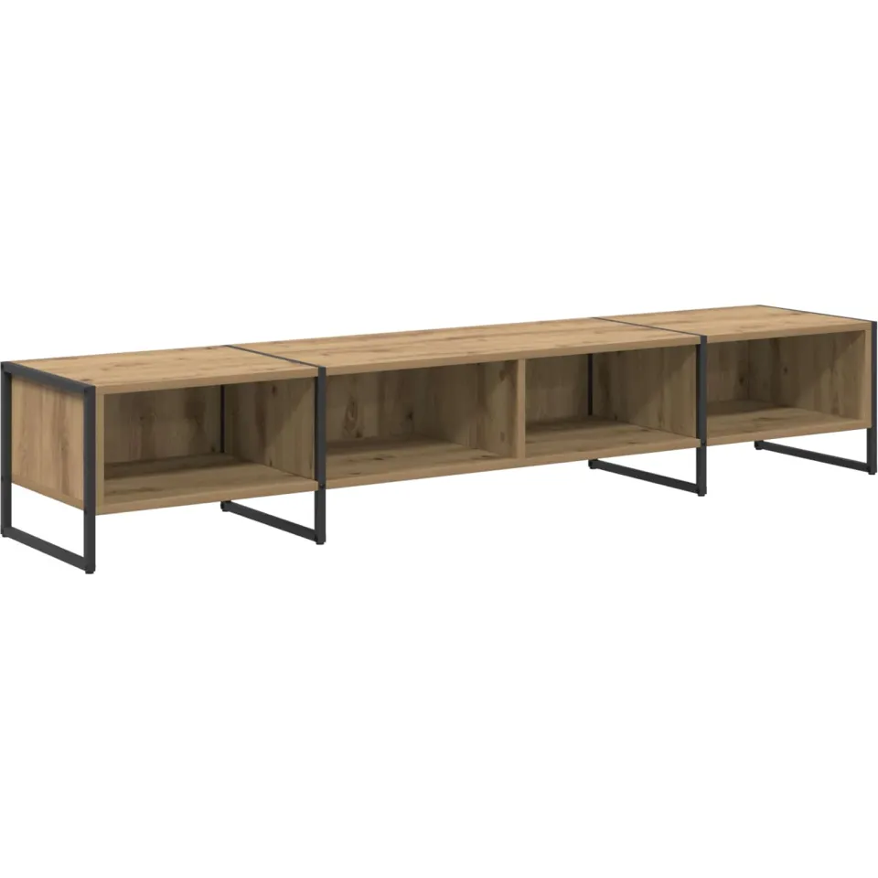 vidaXL Tv-meubel 170,5 x 36 x 30 cm Artisanaal eiken Bewerkt hout, foto 3