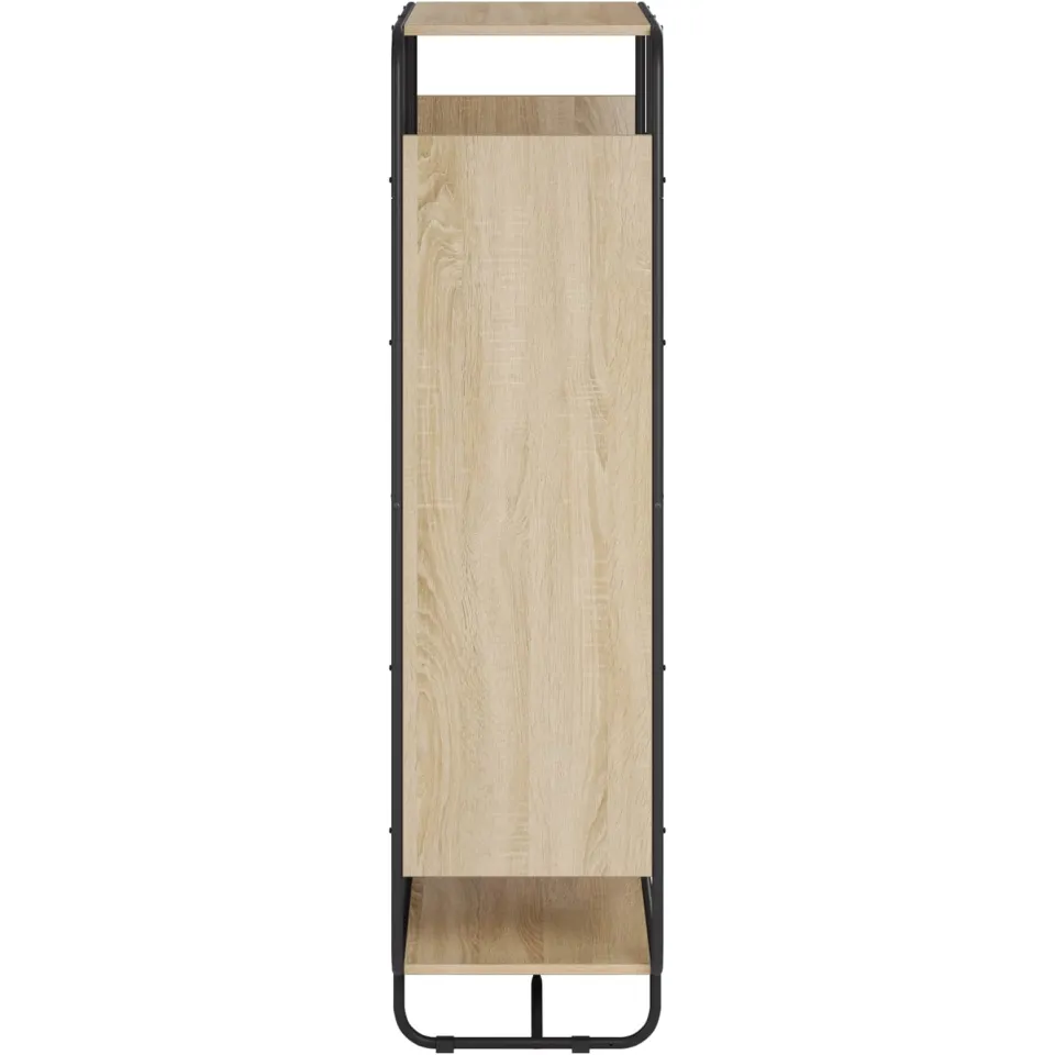 vidaXL Hoge kast Sonoma Eiken 80 x 37,5 x 144 cm Bewerkt hout, foto 4