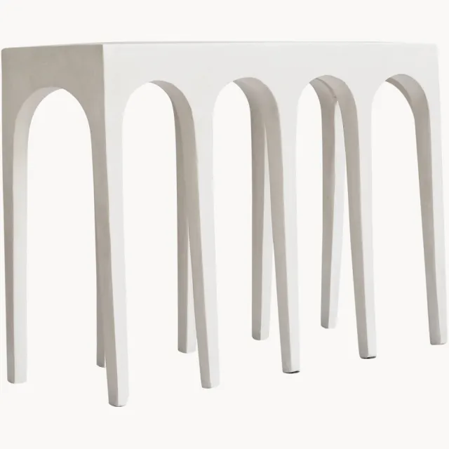 101 Copenhagen Handgemaakte consoletafel Bow Wit