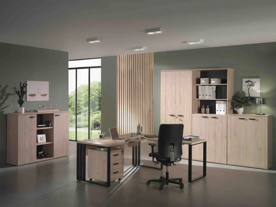 Bureau Newton 140cm bruin, foto 3