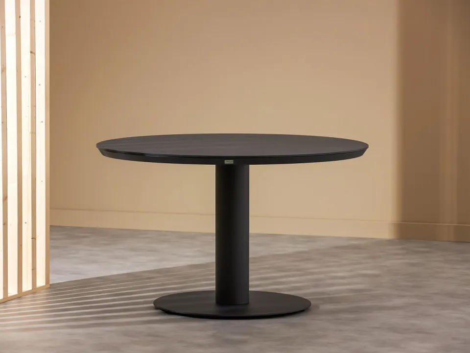 Intenso Furniture Intenso Isorella/La Fonte ø 120cm dining tuinset 5-delig grijs, foto 4