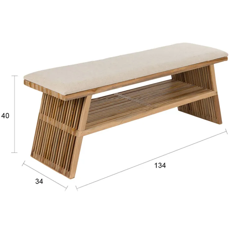 Housecraft Living bankje Djia naturel, foto 5