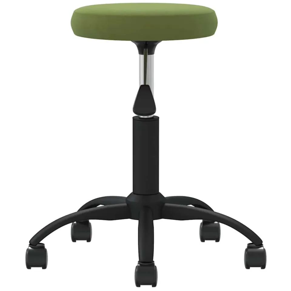 vidaXL Eetkamerstoel fluweel lichtgroen groen, foto 3