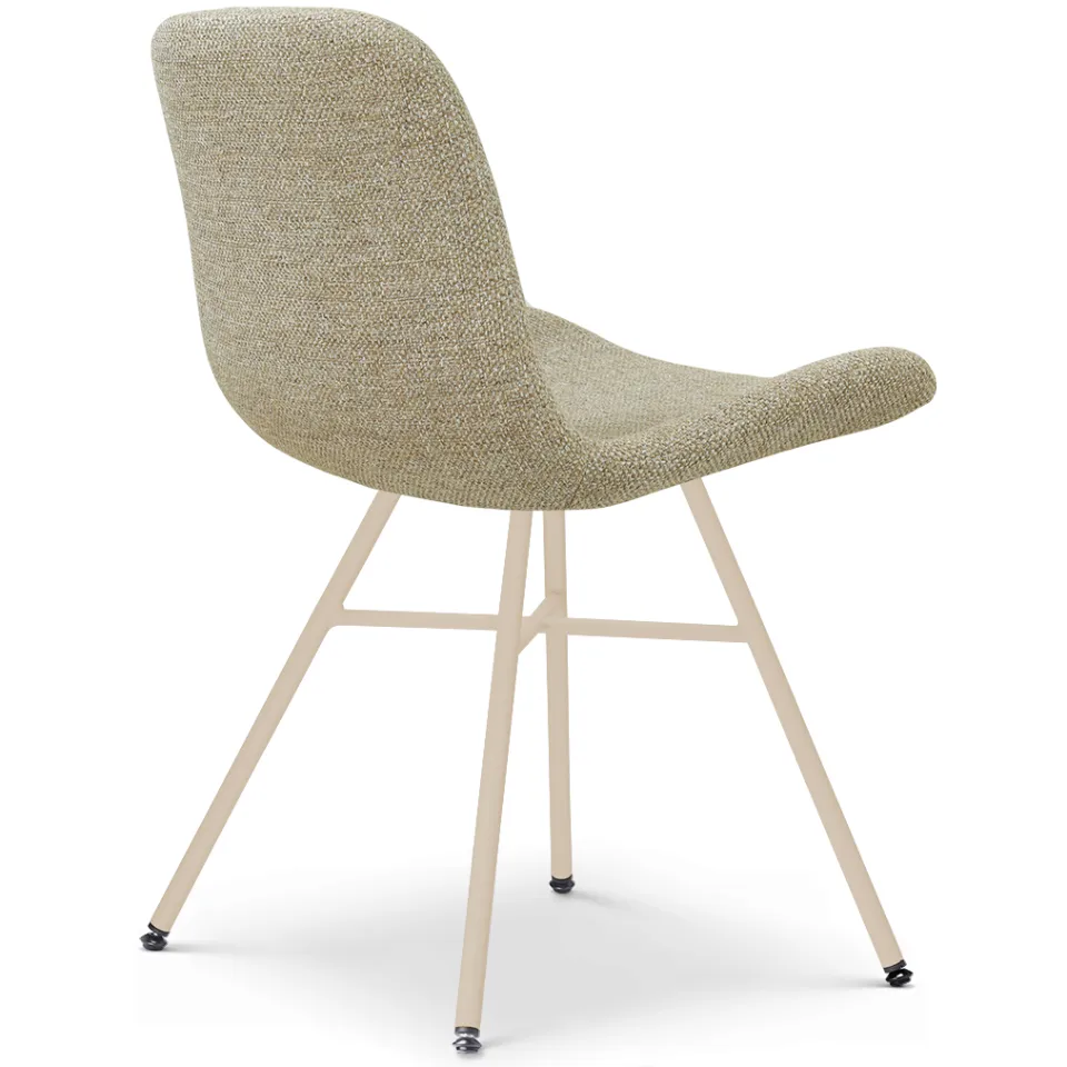 Nolon Noa-Fé eetkamerstoel taupe melange - beige onderstel, foto 4