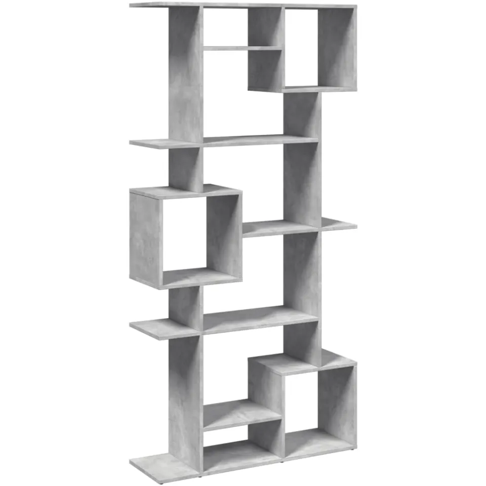 vidaXL Boekenkast 92x29x188 cm bewerkt hout betongrijs