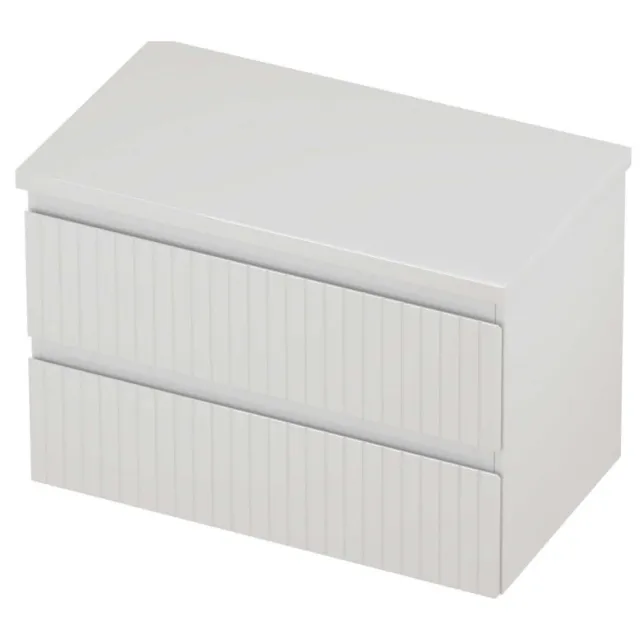 Proline Deck Badmeubelset Symmetrisch Gefreesd 80x46x55 cm Hoogglans Wit