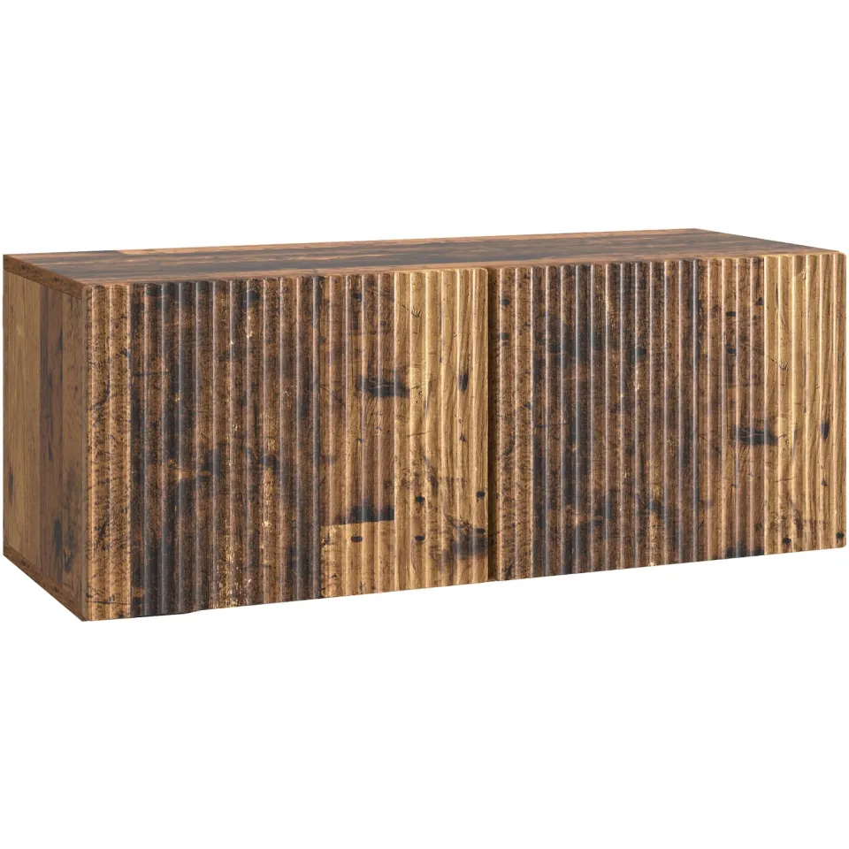 vidaXL Wandbeugel TV-kast 78,5 x 31 x 30 cm Oud hout Bewerkt hout bruin, foto 3