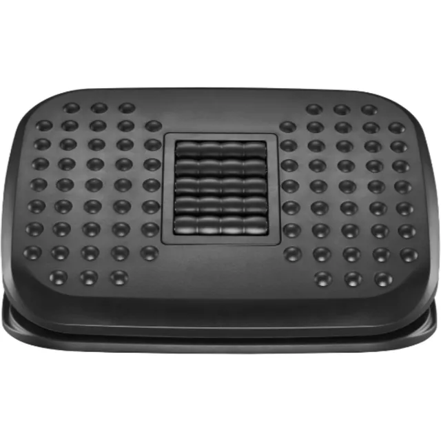 Jetchair Ergonomische Voetensteun - In Hoogte Verstelbaar & Kantelbaar - Anti Slip - Bureau Accessoires - Voetenbankje Zwart