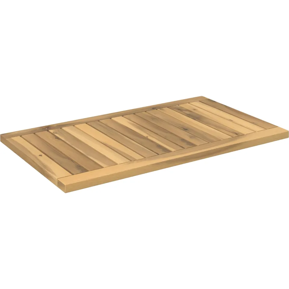 vidaXL Tafelblad 68,5 x 40 x 2 cm Rechthoekig Massief Acaciahout Bruin