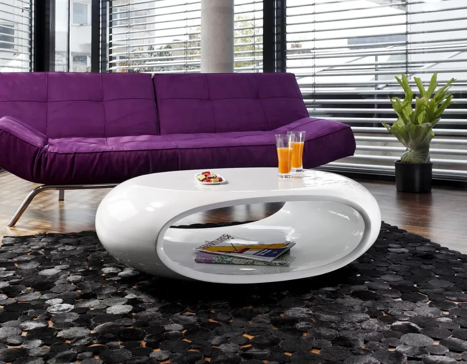 Salontafel Micha wit, foto 2