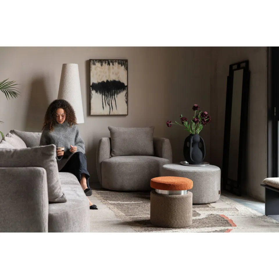 Dutchbone fauteuil Rocca taupe, foto 5