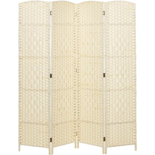 Beliani LAPPAGO - Kamerscherm - Lichtbeige - Hout