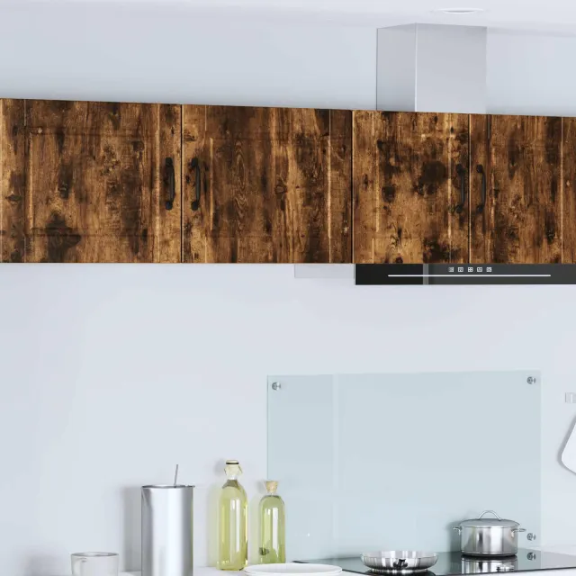 vidaXL Wandkast PORTO Gerookt eiken 50 x 31 x 40 cm Bewerkt hout Bruin