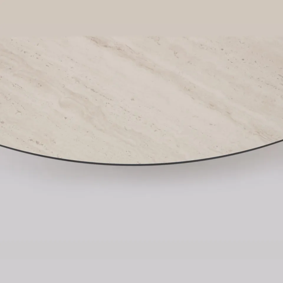 Bellagio tuinmeubelen Bellagio La Fonte low dining tuintafel ø 150cm taupe, foto 2