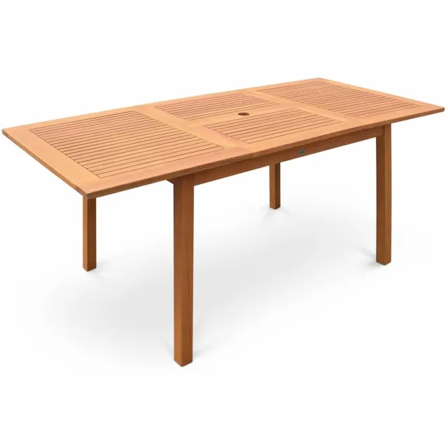 sweeek Uitschuifbare tuintafel almeria Hout