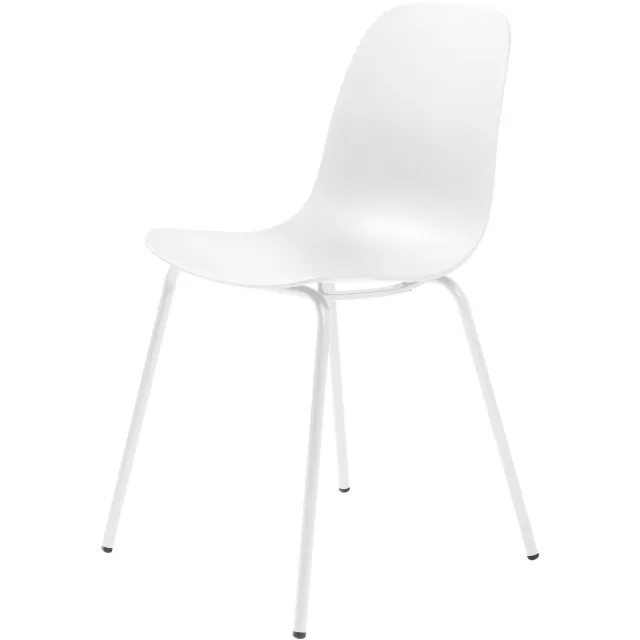Set van 4 - Nest of Nora Eetkamerstoelen Zoey - Design - Metaal - Wit