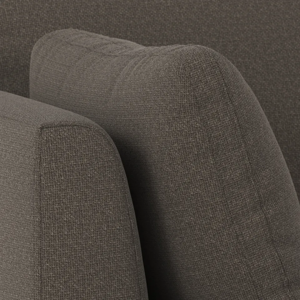 Rowico Home Corwin gestoffeerde hoekbank grijs - links - 270 cm, foto 4