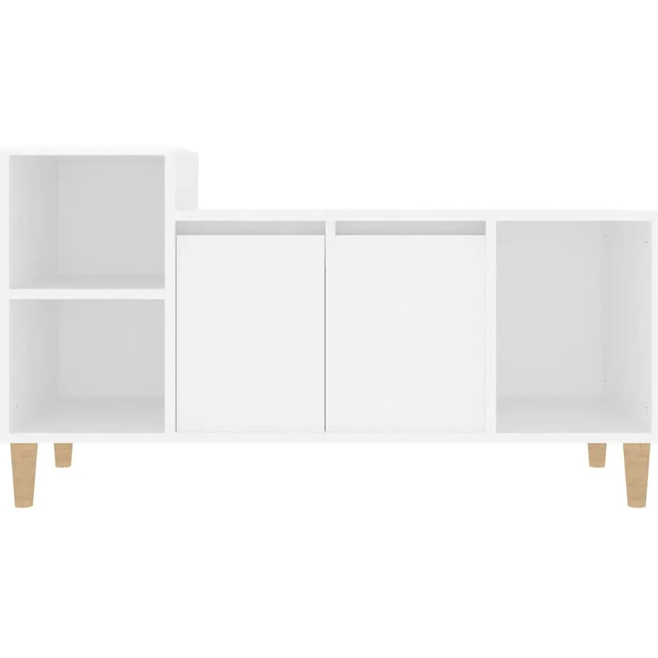 vidaXL Tv-meubel 100x35x55 cm bewerkt hout wit, foto 3