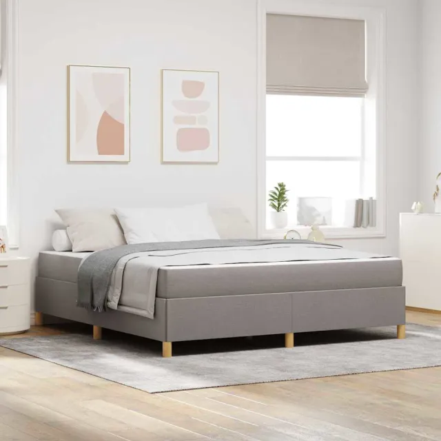 vidaXL Bedframe Taupe 180 x 200 cm Stof