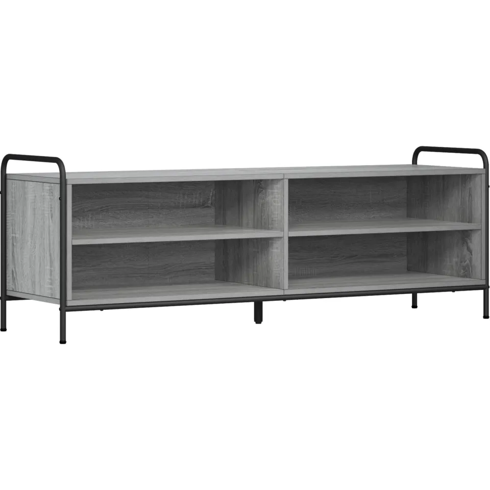 vidaXL Tv-meubel 140 x 39,5 x 50 cm Grijs Sonoma Bewerkt hout, foto 3