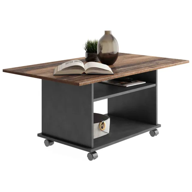 salontafel Louisiana Vintage bruin Bruin | Grijs