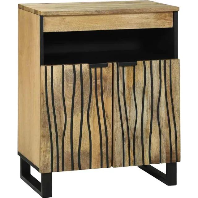 vidaXL Dressoir Bruin 60 x 33 x 75 cm massief mangohout