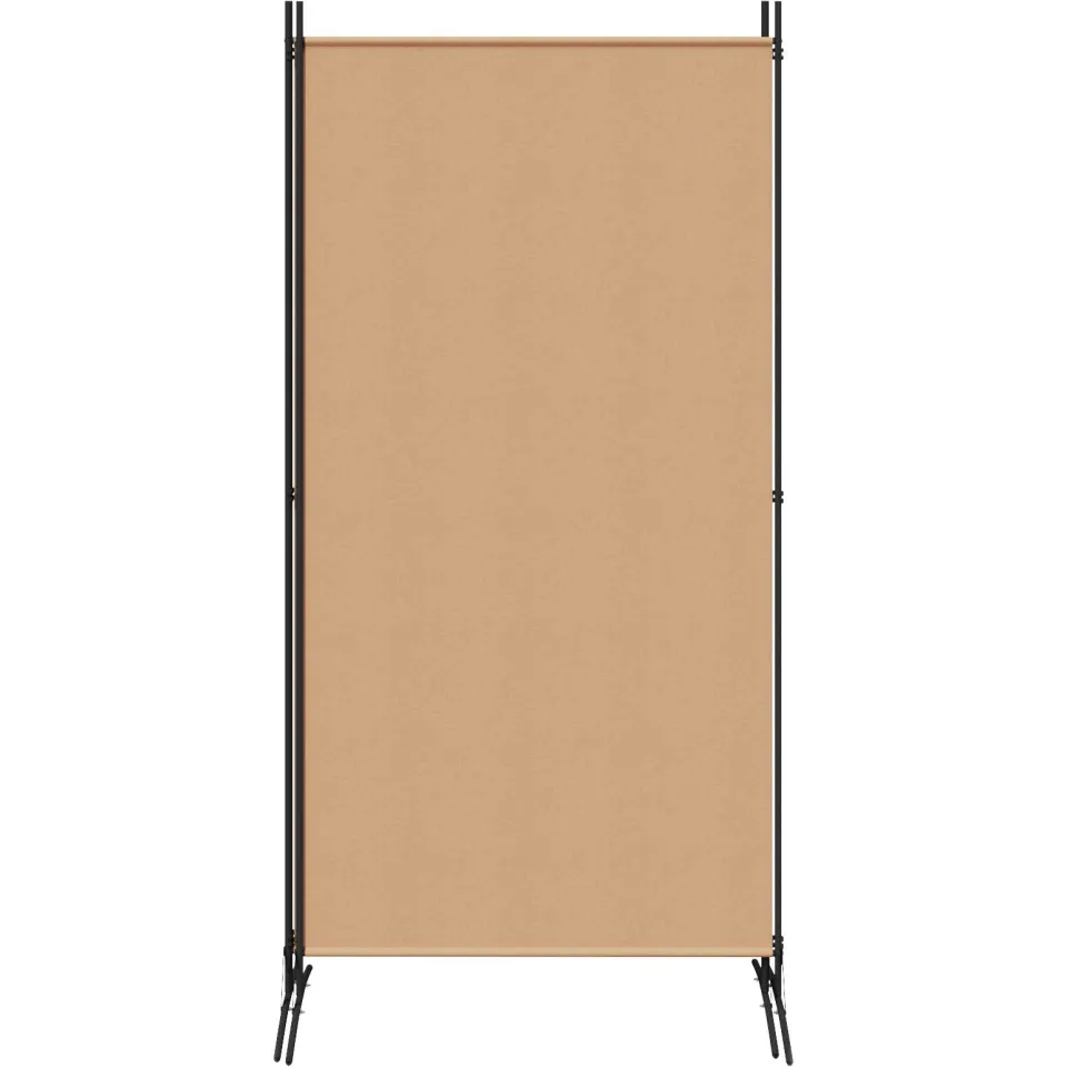 vidaXL 3-Panel Room Divider Beige 260 x 180 cm Stof, foto 4