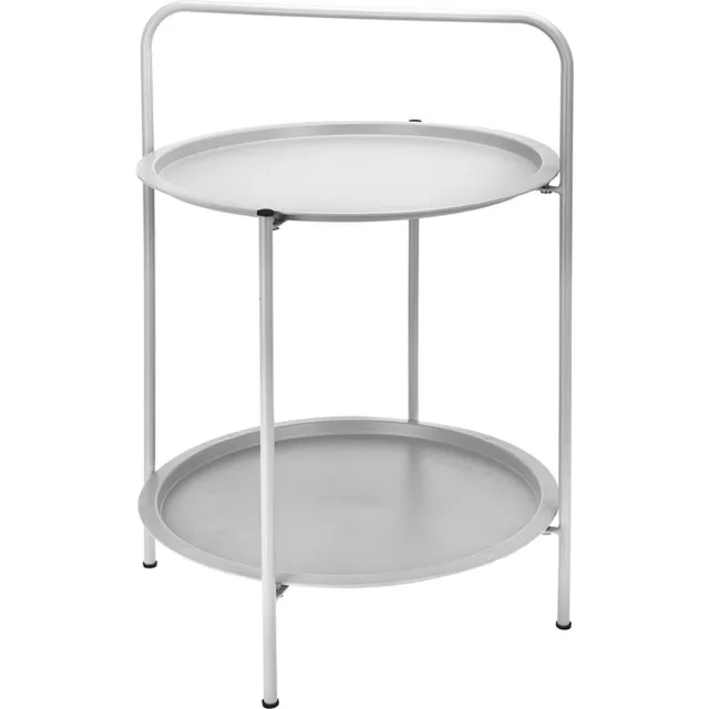 Pro Garden ProGarden - Tafel - rond - 50x66 - cm - matgrijs
