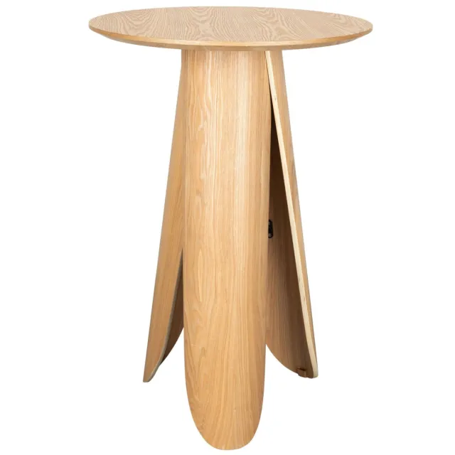Zuiver rechthoekige houten eettafel Fleur 70x70 cm - naturel