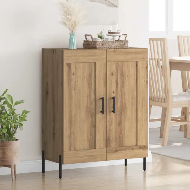 vidaXL Dressoir Artisan Eiken 69,5 x 34 x 90 cm, foto 2