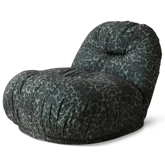 HKLIVING fauteuil Meloa diepgroen panther