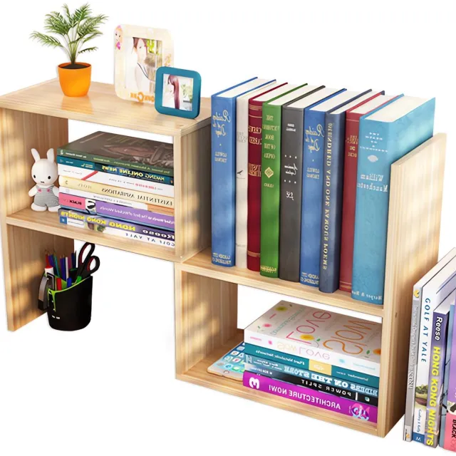 My Ninki ® Veelzijdig en Verstelbaar Wit Schrijf- en Boekenkastje voor Thuis, Kantoor en Keuken hout