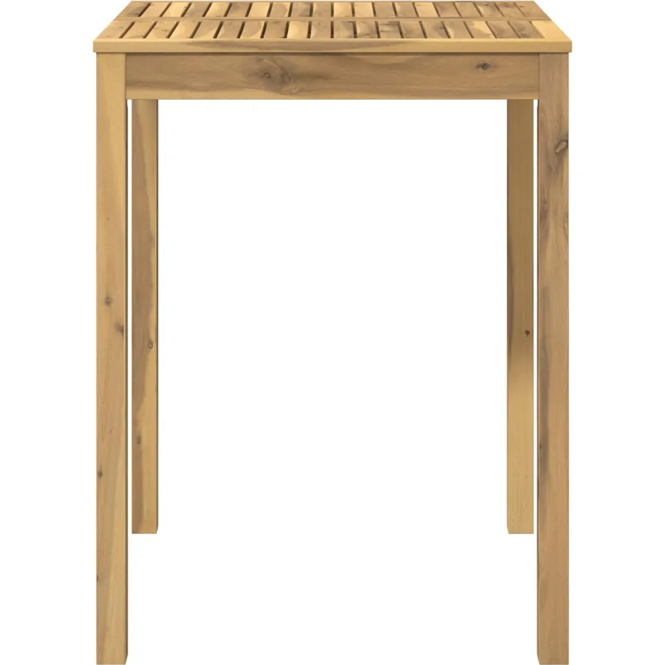vidaXL Tuinbar Tafel LAREN Witgewassen 80 x 80,5 x 105 cm Bruin