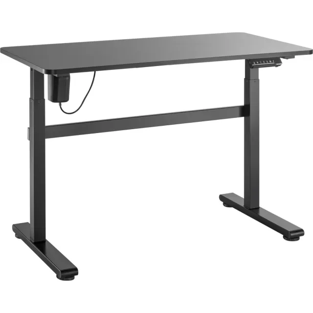 VDD Gaming Bureau zit sta elektrisch in hoogte verstelbaar - 118 x 58 cm - zwart