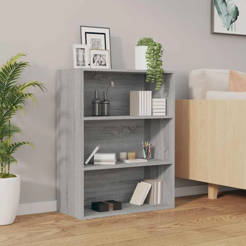 vidaXL Hangkast 69,5x32,5x90 cm grijs sonoma eikenkleurig, foto 3