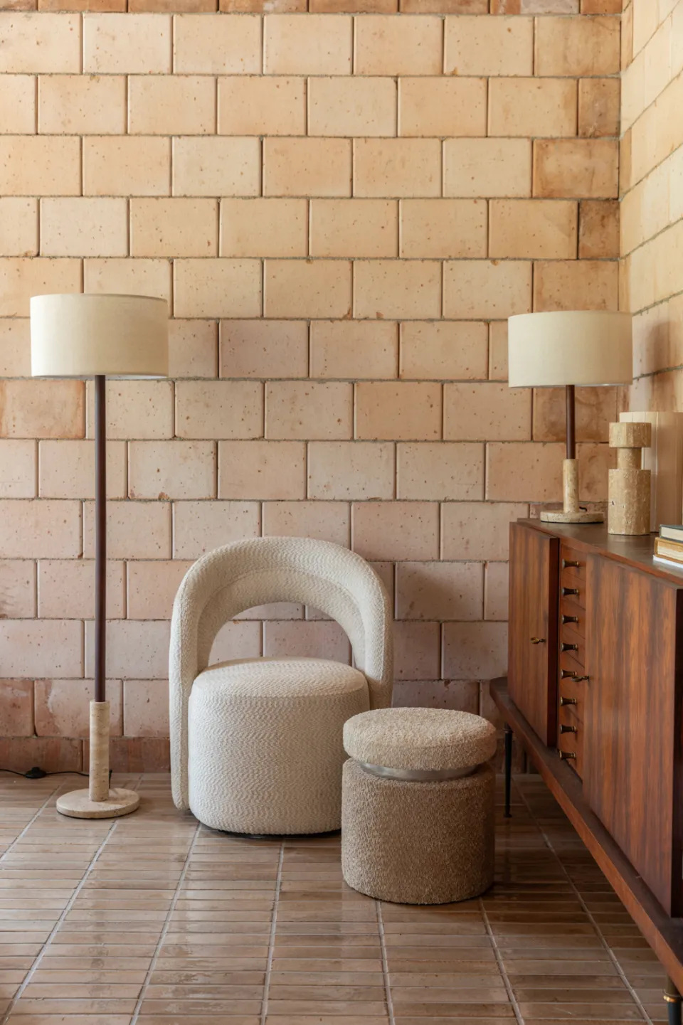 Dutchbone fauteuil Seina beige, foto 4